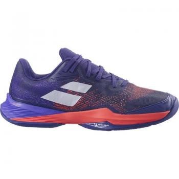 Zapatilla Babolat Jet Mach 3 Tierra Batida Hombres - Azul, Coral