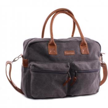 Bolso Cambiador Vision of Love en Lienzo Gris