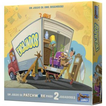 Asmodee Encajados Juego de Mesa para 2-4 Jugadores, Edad Recomendada 6+