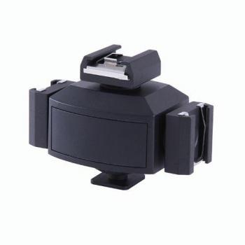 Movo Photo HVA30 Accesorio de Video Soporte Triple de Zapata para Luces, Monitores, Micrófonos & Más