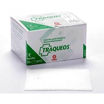 Traqueo Laryngeal Tracheostomy Dressing 14 x 12 cm - 30 Units