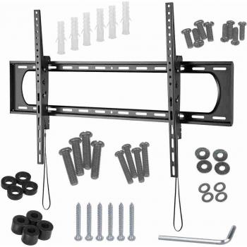 Soporte para TV o Monitor Maclean MC-750N, VESA 900x600, compatible con pantallas de 60 a 120, carga máxima de 120kg, color negro