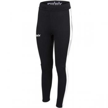 Malla larga interior Swix Focus Warm negra para mujer
