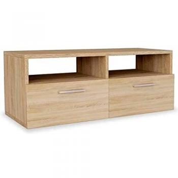 Engineered Wood TV Stand 95x35x36 cm Oak