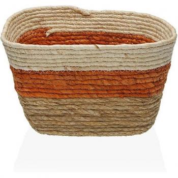 Versa Cesta Organizador Multiusos 30 X 16 X 30 Cm - Naranja