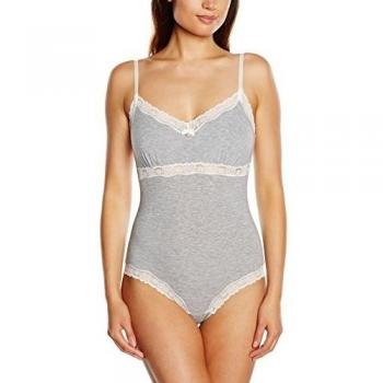 Skiny SoftHarmony / Da. Body o. A. - Body para mujer, color gris