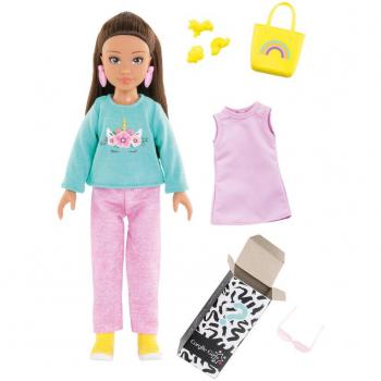 Muñeca Corolle Monica con Bolso de Mano, Pack muñeca Luna Shopping - COROLLE Girls multicolor