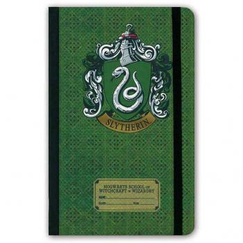LOGOSHIRT Harry Potter Libreta Slytherin Logo Oficial Formato Compacto