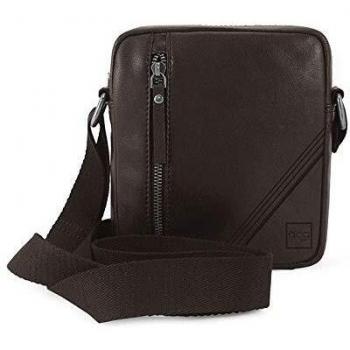 Wildzone Bolso Bandolera de Piel para Hombre