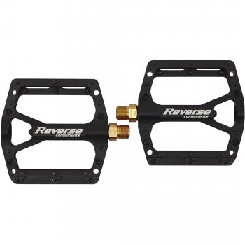 Pedales de Plataforma Reverse Black One de Titanio, Diseño Ligero y Elegante