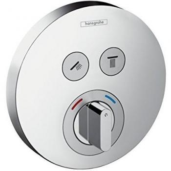 Hansgrohe 15748000 ShowerSelect S termostato empotrado, cromo, 2 salidas