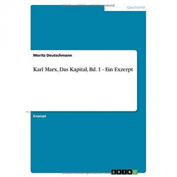 Karl Marx Capital Volume 1 Excerpt