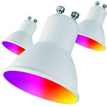 muvit iO Pack 3 Bombillas GU10 400lm, 5.5W, RGB+CCT, D50*H56