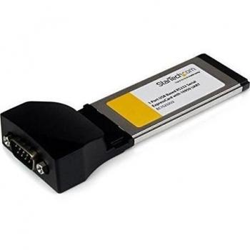 StarTech.com Tarjeta Adaptadora ExpressCard/34 de 1 Puerto Serie DB9 UART 16950 RS232 Express Card 34mm - Basada en USB - Accesorio