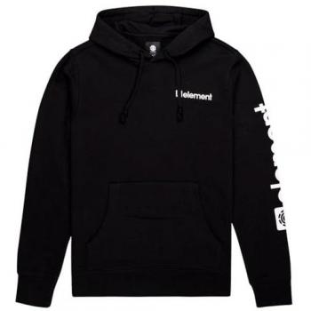 Element Joint 2.0 Black Hoodie for Men - Size M - 60% Cotton, 40% Polyester