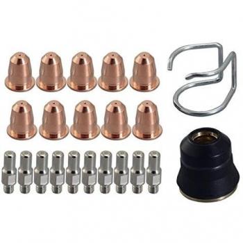 PR0110 plasma Electrodo PD0116-08 boquillas de corte 0,8 y PC0116 CV0010 Fit S45 cortador del plasma 22pcs