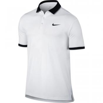 Nike M Nkct Dry Polo Team Camiseta de Manga Corta de Tenis, Hombre, Blanco