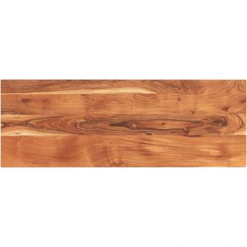 Mesa Rectangular de Madera Maciza de Acacia 140x60x2,5 cm