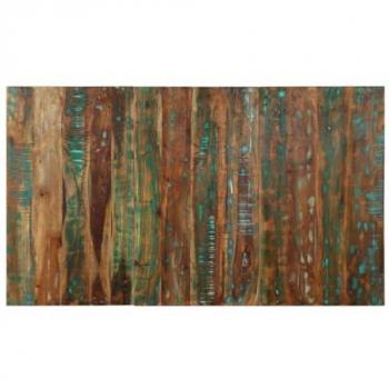 Cabecero de cama multicolor 140 cm madera maciza reciclada