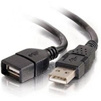 2-Meter Black USB A-to-A Extension Cable