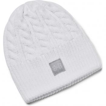 Gorro Halftime Cable Knit para mujer de Under Armour en color blanco