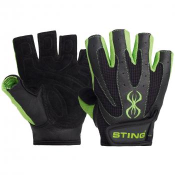 STING Atomic Guante de Entrenamiento, Negro/Verde, S