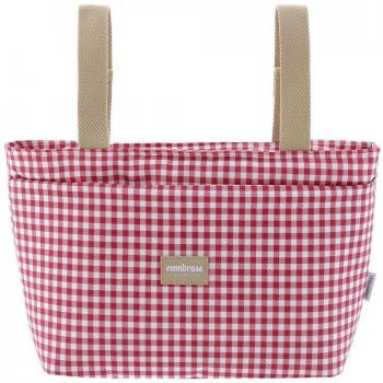 Bolso Organizador Cambrass Vichy Rojo