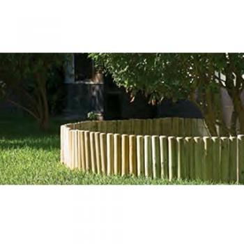 Catral 31010009 - Bordura flexible de madera tratada 20x150 cm. diam. 5 cm.