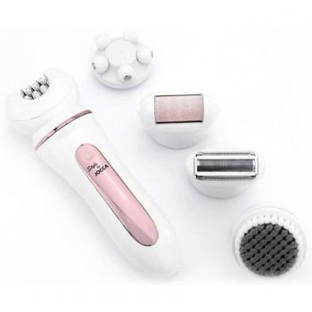 Jocca 1562 Set de Depilación Mojado y Seco USB con 5 Cabezales