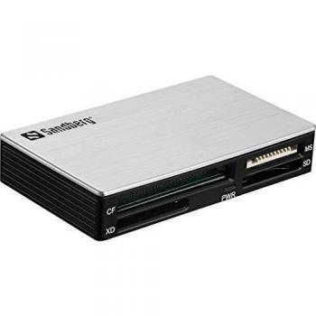 Sandberg 133-73 - Lector de Tarjetas USB 3.0, Aluminio