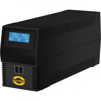 Orvaldi ID800CH UPS 0,8 kVA 480 W - Sistema de Alimentación Ininterrumpida para Protección de Equipos Electrónicos