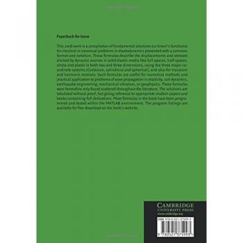 Elastodynamics Fundamental Solutions Compendium by Eduardo Kausel
