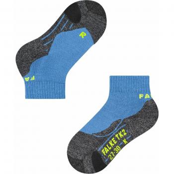 Falke TK2 Short Children's Socks Unisex Blue 27/30