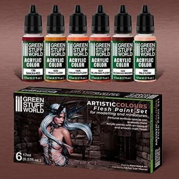 Green Stuff Paint Set – Flesh