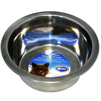 DUVO+ NR 0 - Comedero de Acero Inoxidable para Gato