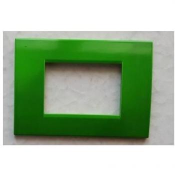 Placas ABS Verdes Compatibles con Serie Matix Bticino para 3, 4 y 6 Módulos - 6 Foros