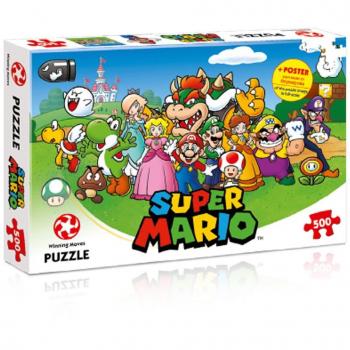 Puzzle de 500 piezas Super Mario y sus amigos: diversión asegurada