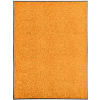 Felpudo lavable naranja 90x120 cm