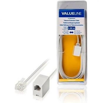 Valueline Cable ALARGADOR RJ11 M-H
