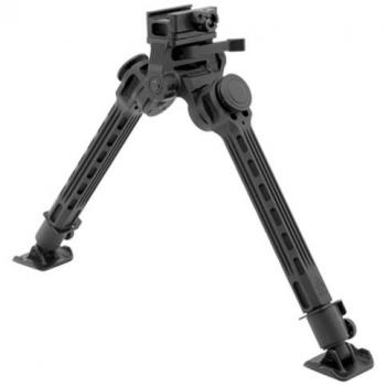 UTG Big Bore Full Stability Bipod, 9-14 Center Height, Black, TL-BPFS01-A
