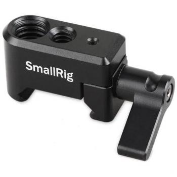 Abrazadera de Montaje NATO SmallRig 1973 con bloqueo, compatible con accesorios tipo NATO, fabricada en aluminio ligero y duradero, diseño compacto para fácil transporte, permite una conexión rápida y segura a rieles NATO, incluye torn