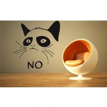 Trolling Cat Funny No Kids Niños Mural Wall Art Decor vinilo z673