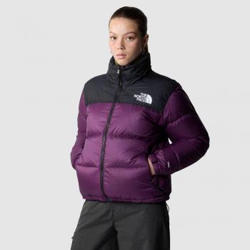 The North Face Women's Retro 1996 Nuptse Jacket - Purple Goose Down Puffer, Size M