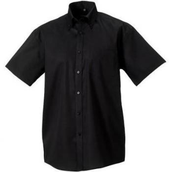 Camisa de Manga Corta Ultimate Sin Planchado para Hombre - 16 pulgadas - Blanca