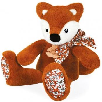 Peluche Copain Calin Zorro - Zorro de peluche amigo Histoire d'Ours naranja, suave y tierno, fabricado con materiales de alta calidad, ideal para abrazar y jugar, diseño atractivo y colorido