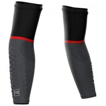 COMPRESSPORT ArmForce T3 - Camiseta para hombre, color negro y gris