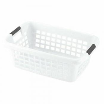 Cesto para la Ropa Sucia Con Asas Blanco 70 L - Pack de 6 Unidades - Organización Eficiente