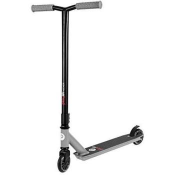 Scooter Acrobático Playlife Kicker Smoke 82 cm Aluminio Negro/Gris, Ruedas 100mm/84A, Rodamientos ABEC 7