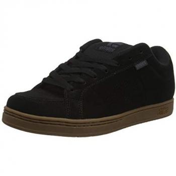 Etnies Zapatillas Kingpin Negro Hombre, Zapatos de Skate, Color Negro/Gris Oscuro/Goma, Talla 42 EU