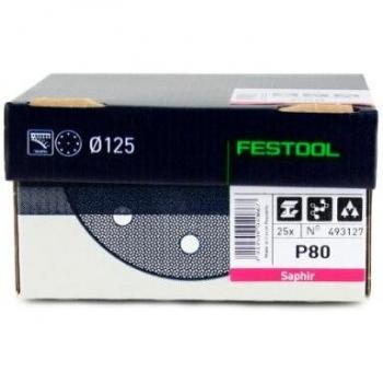 Disco de lijar STF D125/8 P80 SA/25 Saphir